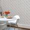 InHome Cambridge Brick Gray Peel & Stick Wallpaper